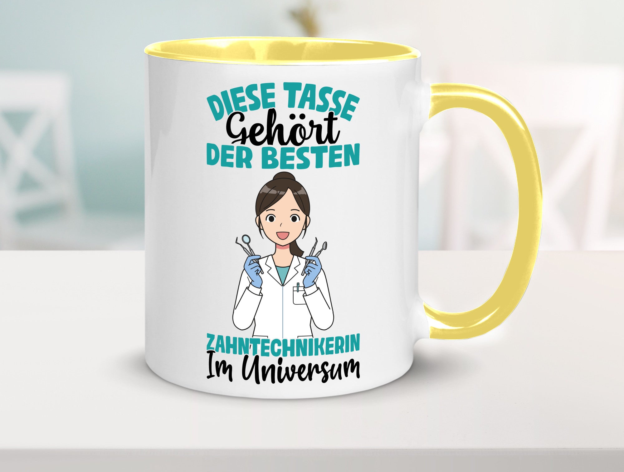 Im Universum: Zahntechnikerin | Zahnmedizin Humor Geschenkidee Tasse