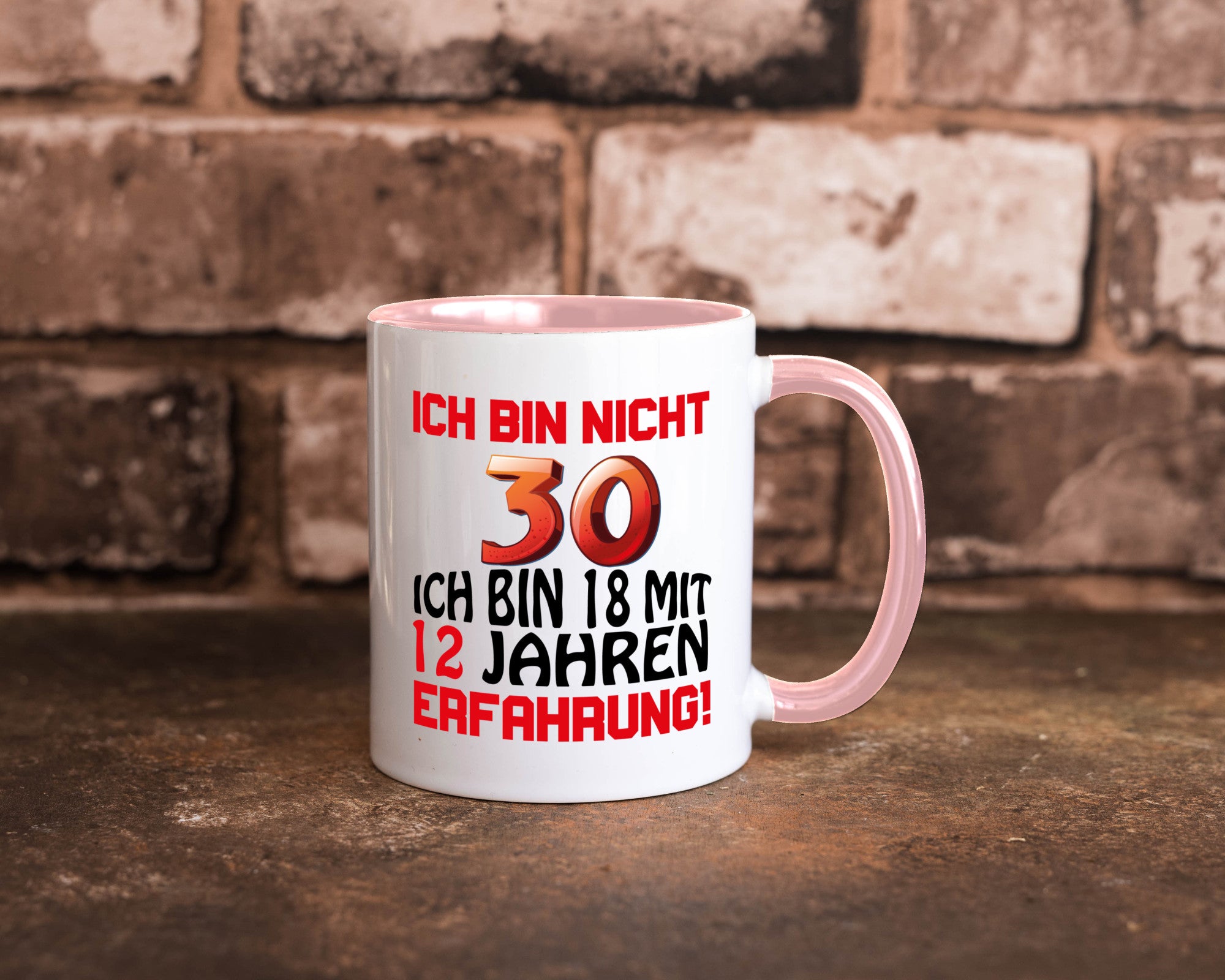 Ich bin nicht 30. lustiger Spruch Geschenk Humor Geschenkidee Tasse