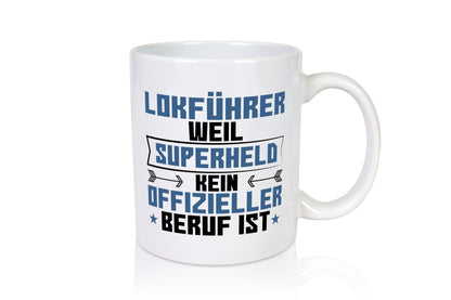 Superheld Lokführer | Zug Beruf Geschenk Arbeit Kollegen Büro lustiger Spruch