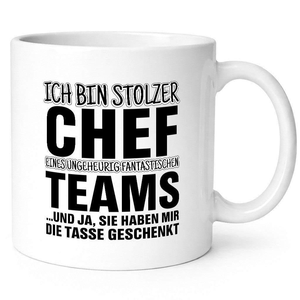Stolzer Chef Humor Arbeit Kollegen Büro Geschenkidee Tasse