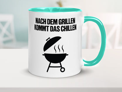 Nach dem Grillen kommt das Chillen | Grillmeister Party Geschenk Humor