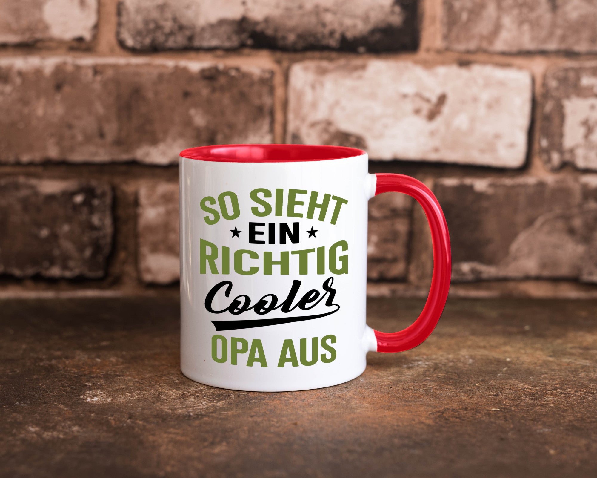 So sieht ein richtig Cooler Opa aus | Großvater Geschenkidee Familie Humor Tasse