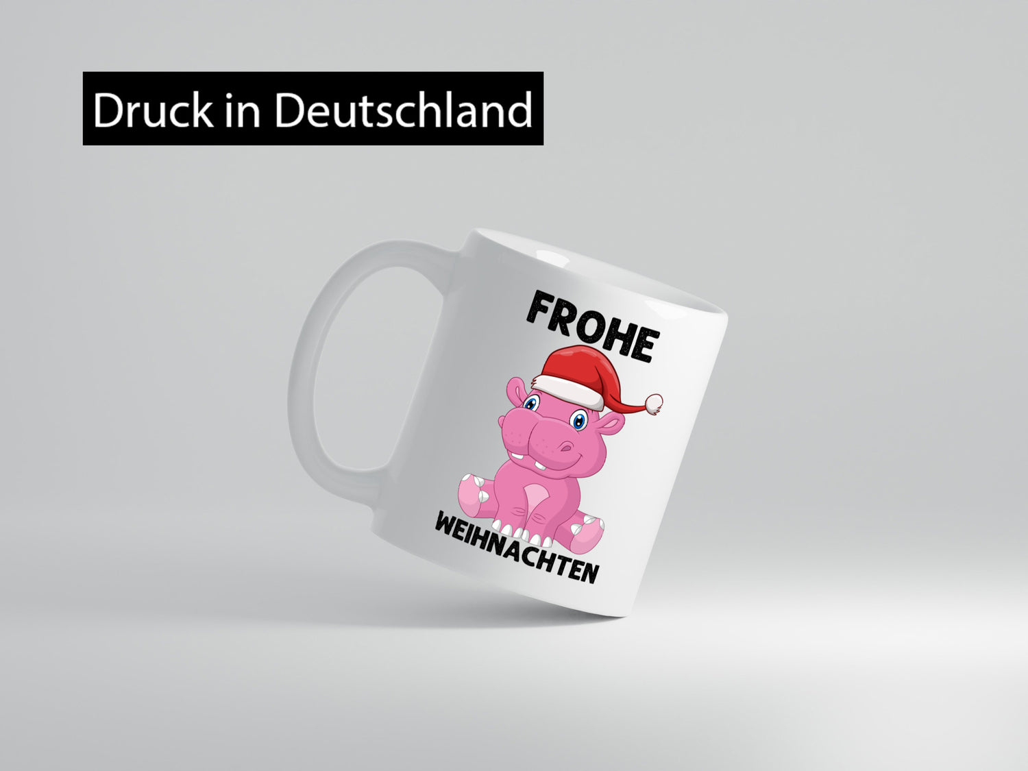 Frohe Weihnachten | Weihnachtstiere Nilpferd Humor Tierliebhaber Geschenkidee