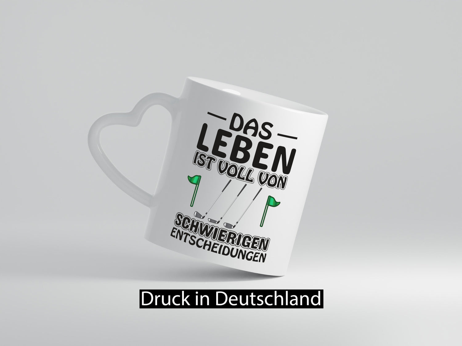 Schwierige Entscheidungen | Golfer Tasse Golf Spieler Geschenkidee Humor