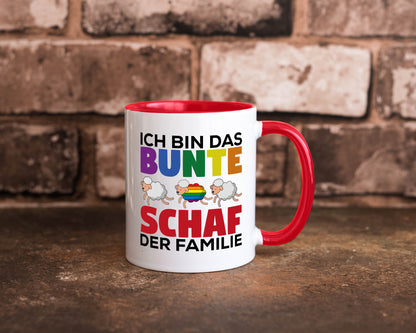 LGBTQ+ Tasse | Buntes Schaf Regenbogen Humor Geschenkidee