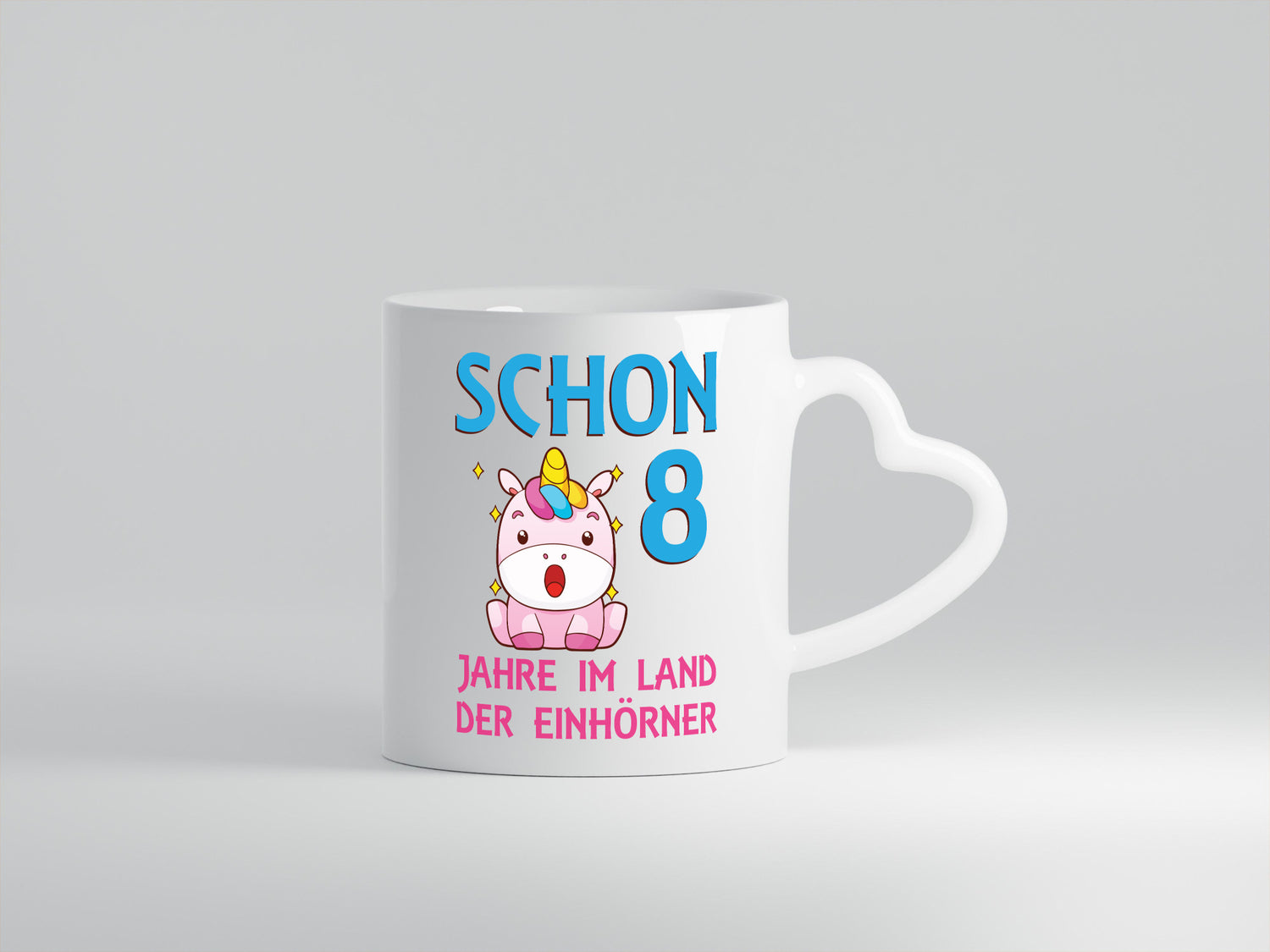 Schon 8 Jahre im Land der Einhörner | Einhorn lustig Humor Geschenkidee