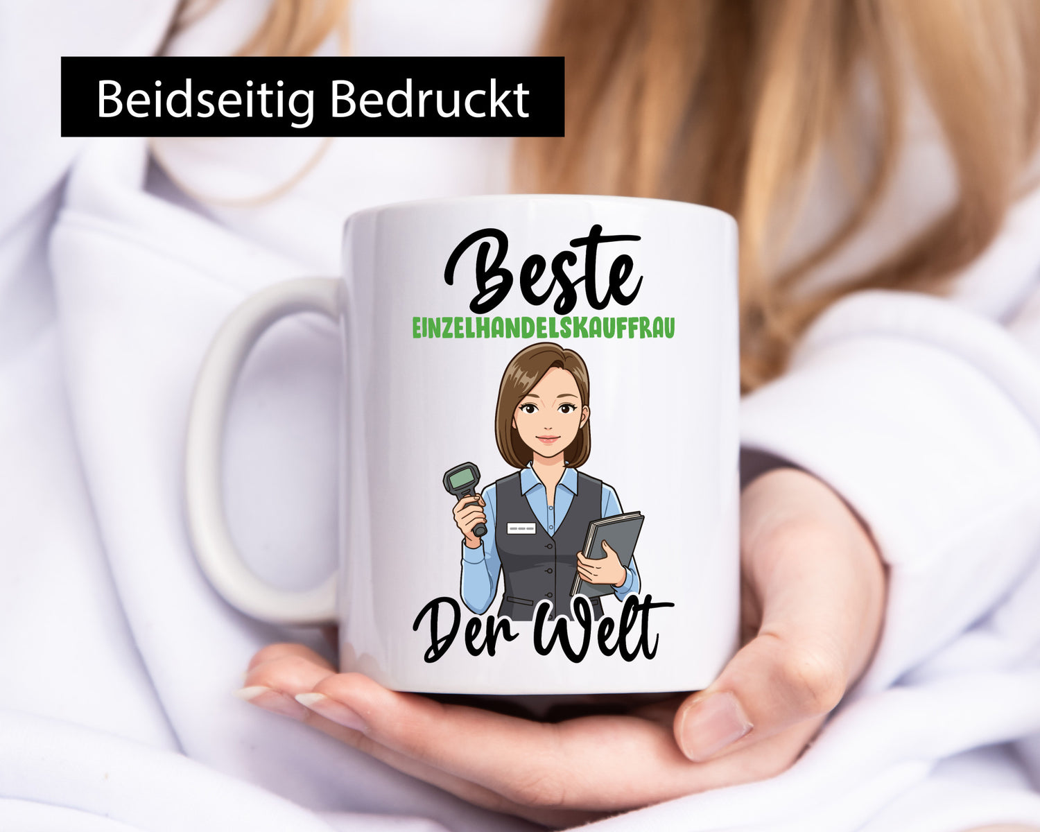 Beste Einzelhandelskauffrau | Einzelhandel v2 Geschenkidee Humor Tasse