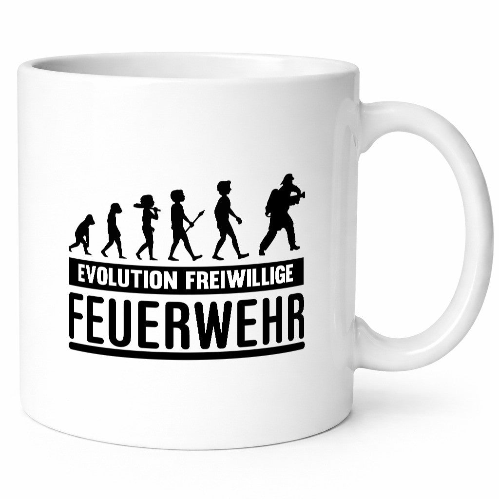 Freiwillige Feuerwehr | Evolution Motiv Feuerwehrmann lustiger Spruch Geschenk