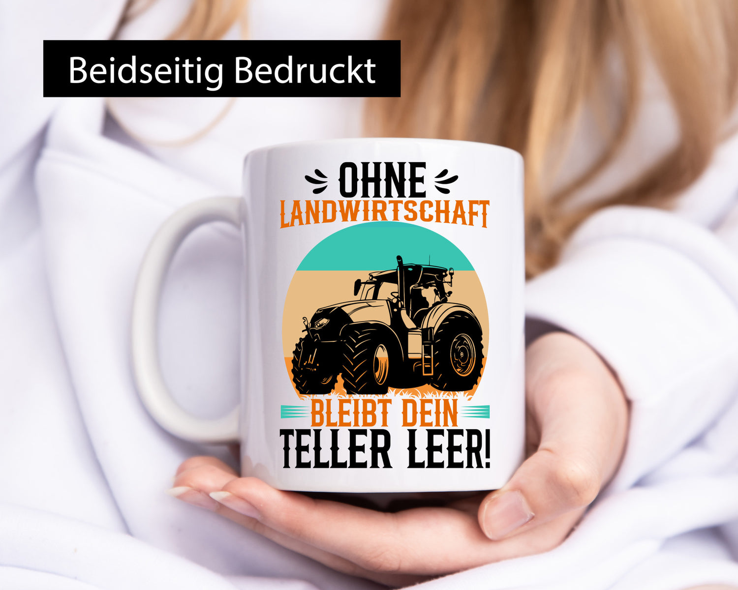 Dein Teller bleibt leer | landwirt Bauer Traktor lustiger Spruch Geschenk Humor