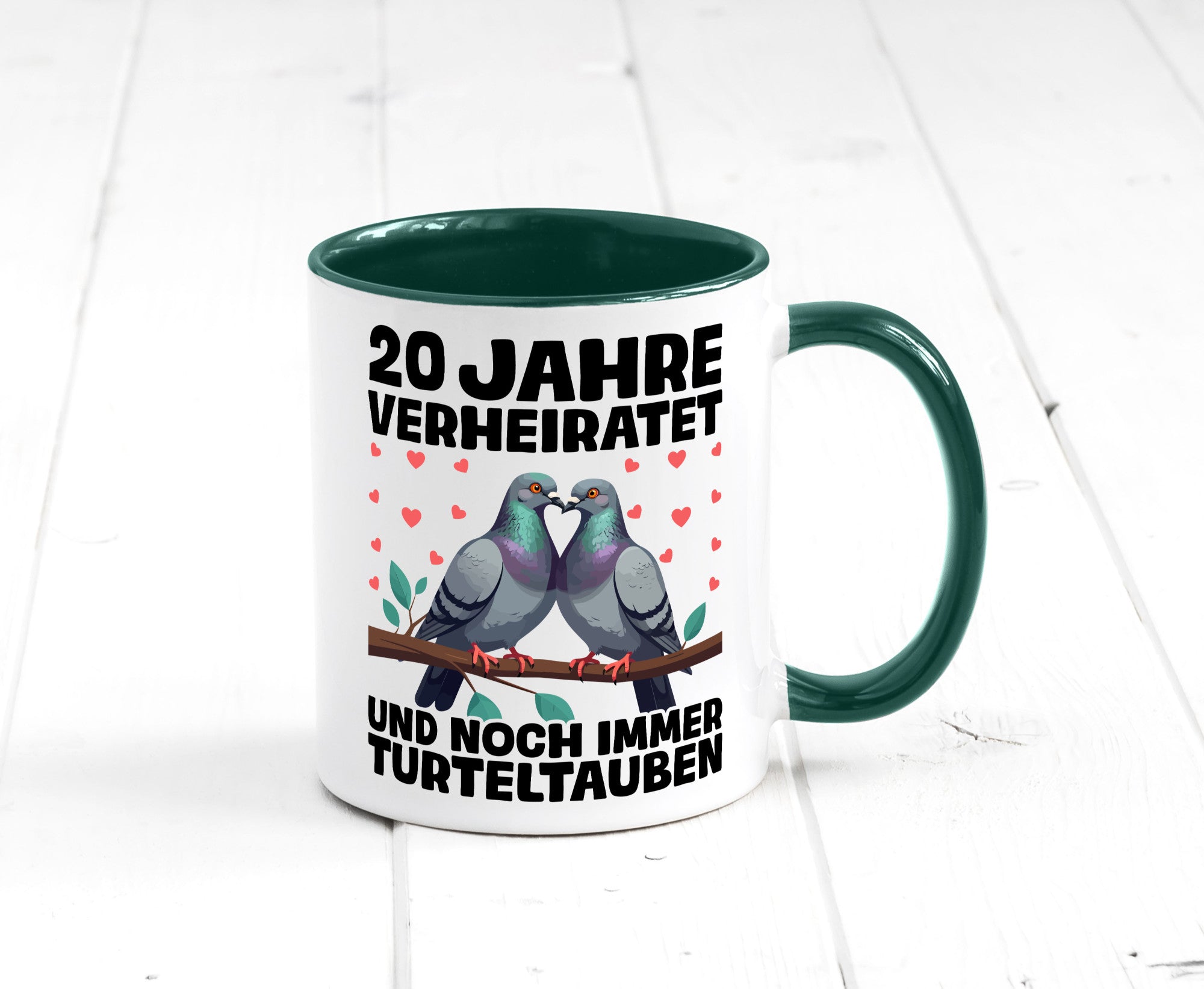 20 Jahre verheiratet | Turteltauben Ehe Ehepaar lustig Humor Geschenkidee