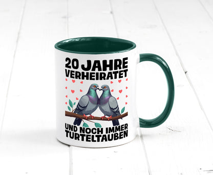 20 Jahre verheiratet | Turteltauben Ehe Ehepaar lustig Humor Geschenkidee