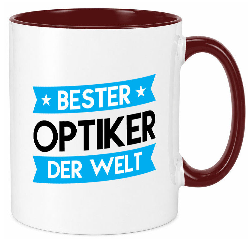 Bester Optiker | Augenoptiker Geschenkidee Humor Tasse