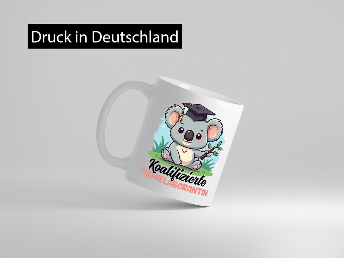 Koalifizierte Chemielaborantin | Laborantin Chemie lustig Humor Geschenkidee Tasse