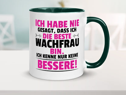 Die Beste Wachfrau | Wachpersonal Nachtwächter lustig Humor Geschenkidee