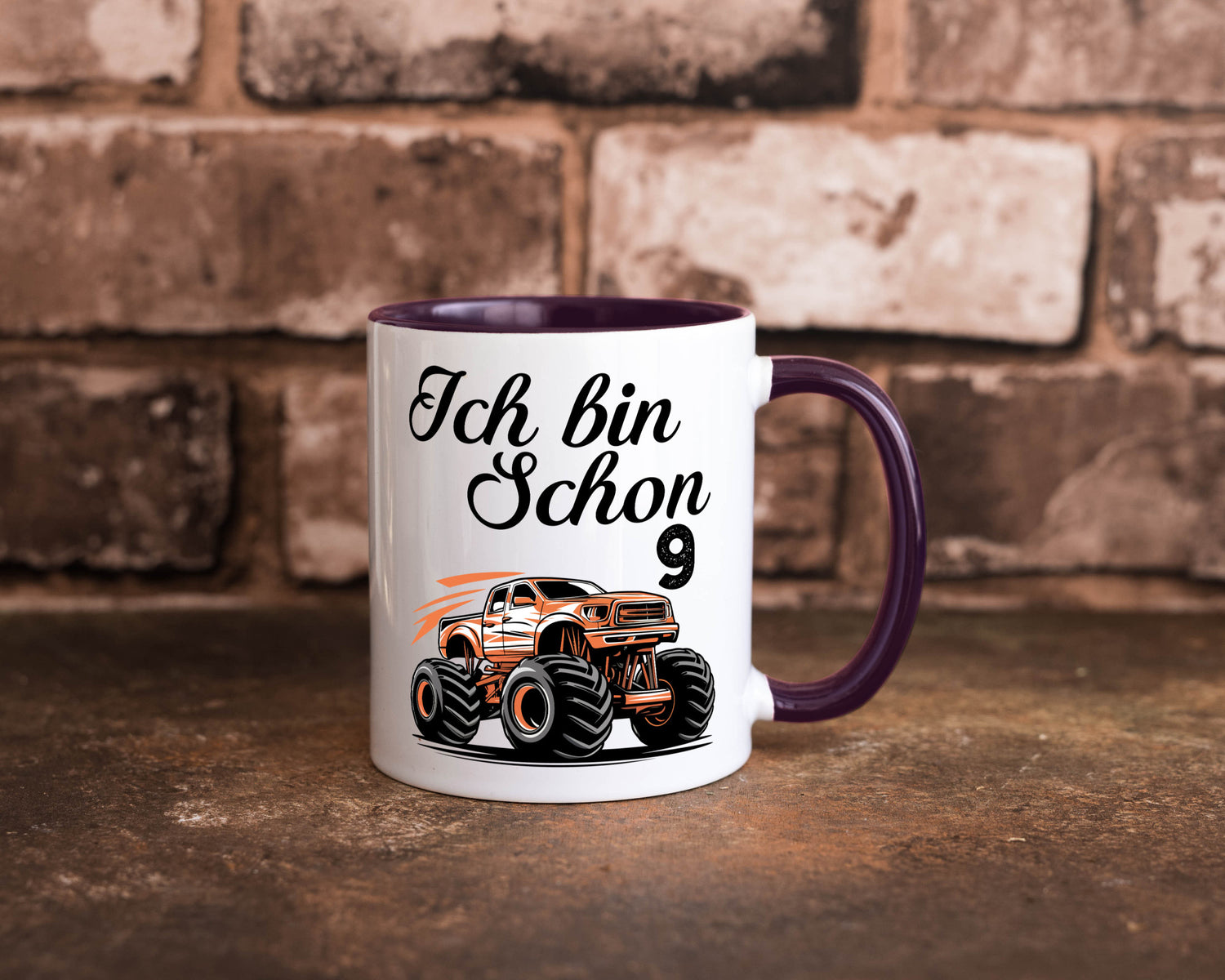 9. Geburtstag | Monster truck 9 Jahre lustiger Spruch Geschenk Geschenkidee