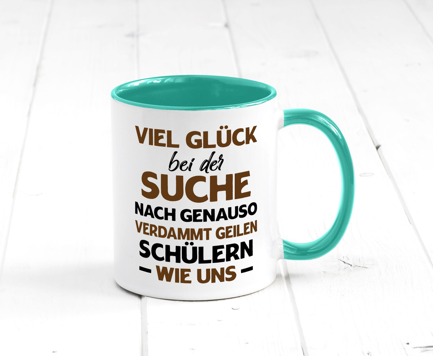 Viel glück | Geile schüler Schule Beste Lehrerin lustig Humor Geschenkidee