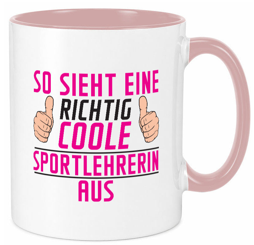 Richtig Coole Sportlehrerin | Lehrer Sport Geschenk Humor Geschenkidee lustiger