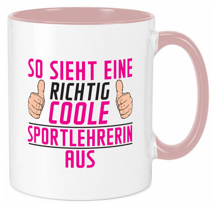 Richtig Coole Sportlehrerin | Lehrer Sport Geschenk Humor Geschenkidee lustiger