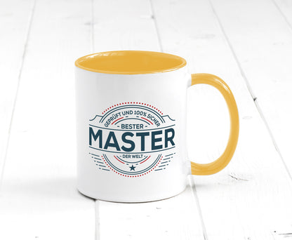 Geprüft und sicher: Master | Universität Student lustig Humor Geschenkidee