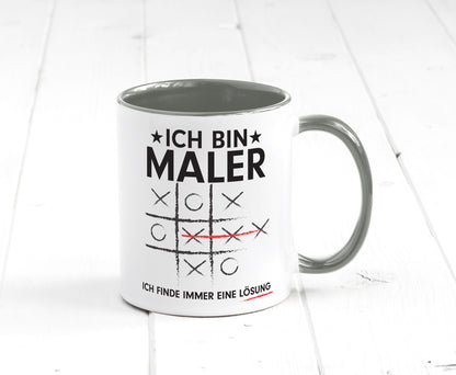 Löse Probleme: Maler | Malerei Geschenkidee Humor Tasse