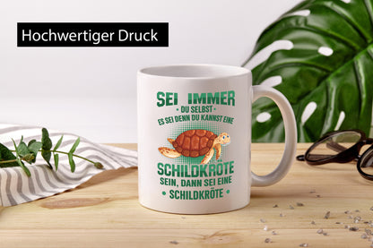 Sei eine Schildgröte | Tiere immer du Geschenk Tierliebhaber Humor lustiger