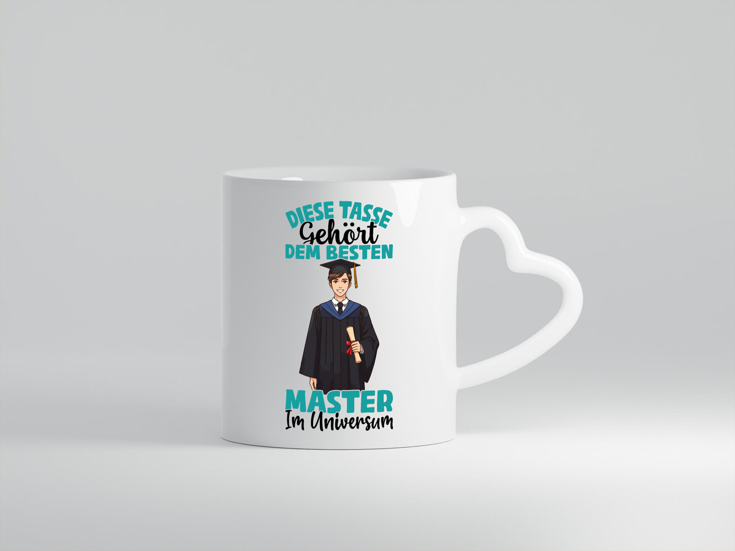 Im Universum: Master | Universität Student lustiger Spruch Geschenk Humor