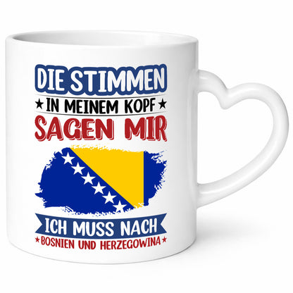 Bosnien und Herzegowina | Urlaub Stimmen in meinem Kopf Geschenk Humor