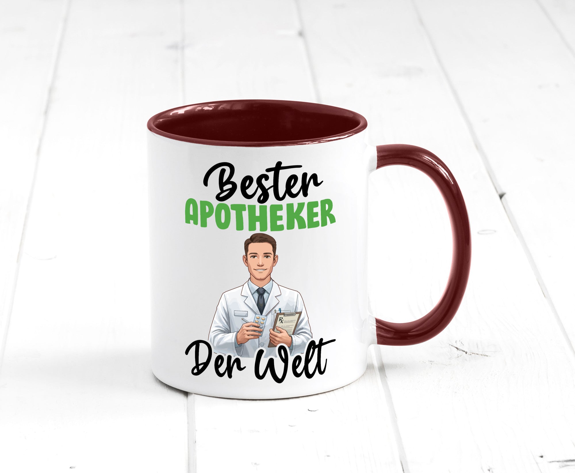 Bester Apotheker | Apotheke Pharmazie v2 Humor Geschenkidee Tasse