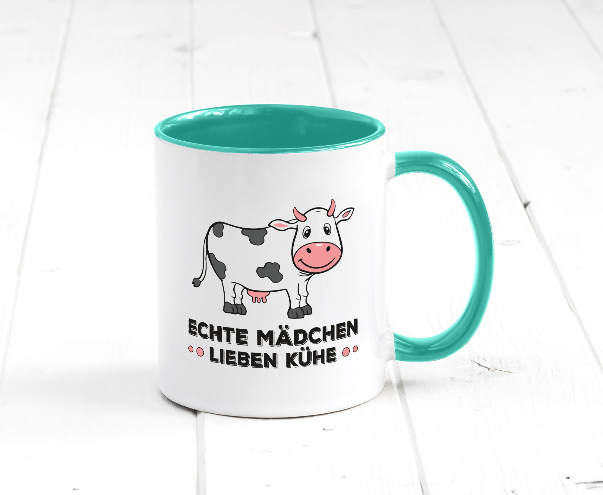 Echte mädchen lieben Kühe | Farm Farmer Bauer lustiger Spruch Geschenk Humor