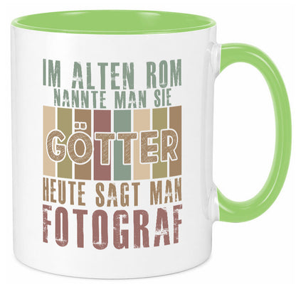 Heute sagt man: Fotograf | Fotografie Kamera Humor Geschenkidee Tasse