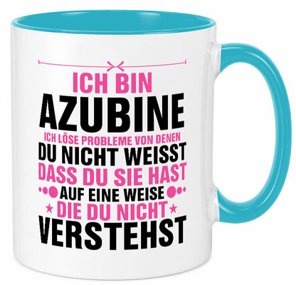 Löse Probleme: Azubine | Ausbildung Lehre Lehrling Geschenk Humor Geschenkidee Tasse