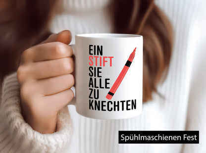 Knechten | Lehrerin Lehrer Unterricht Kollege Humor Arbeit Kollegen Büro