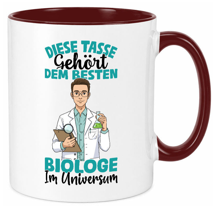 Im Universum: Biologe | Biologie Naturforscher Humor Geschenkidee Tasse