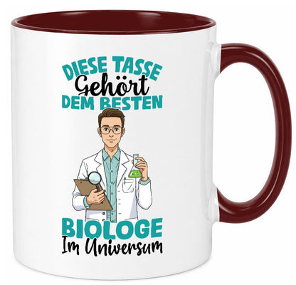 Im Universum: Biologe | Biologie Naturforscher Humor Geschenkidee Tasse