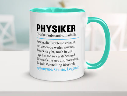 Physiker | Spruch Physik Beruf Definition v2 lustiger Geschenk Arbeit Kollegen