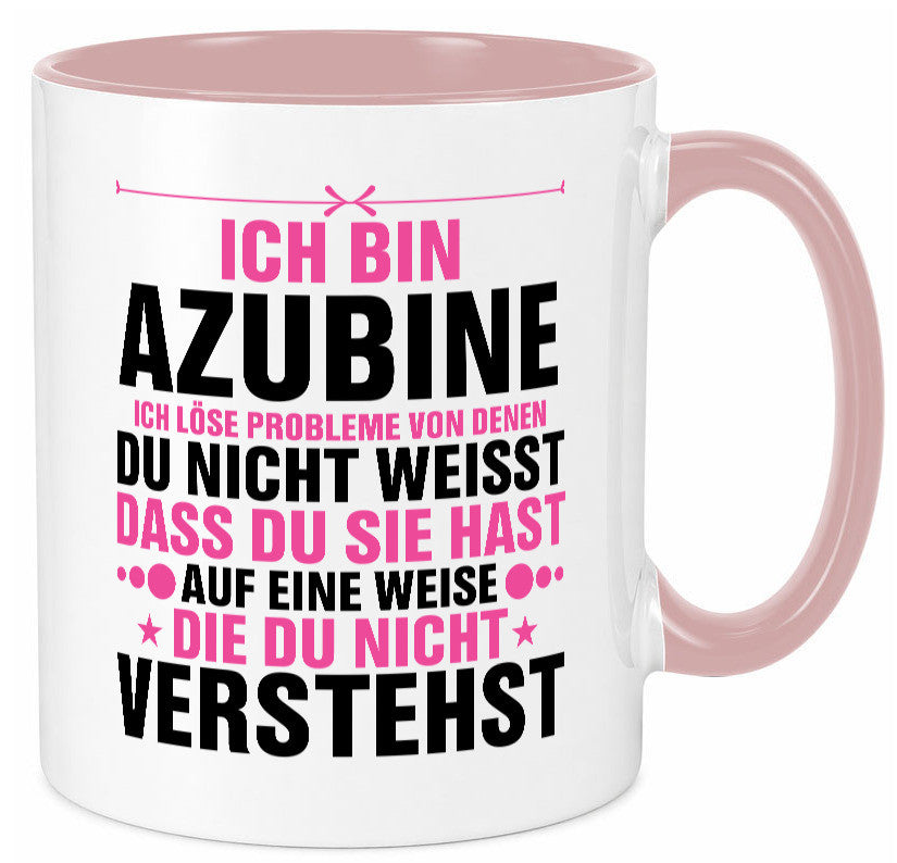 Löse Probleme: Azubine | Ausbildung Lehre Lehrling Geschenk Humor Geschenkidee Tasse