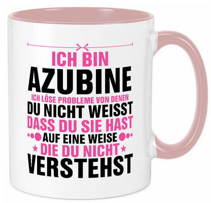 Löse Probleme: Azubine | Ausbildung Lehre Lehrling Geschenk Humor Geschenkidee Tasse