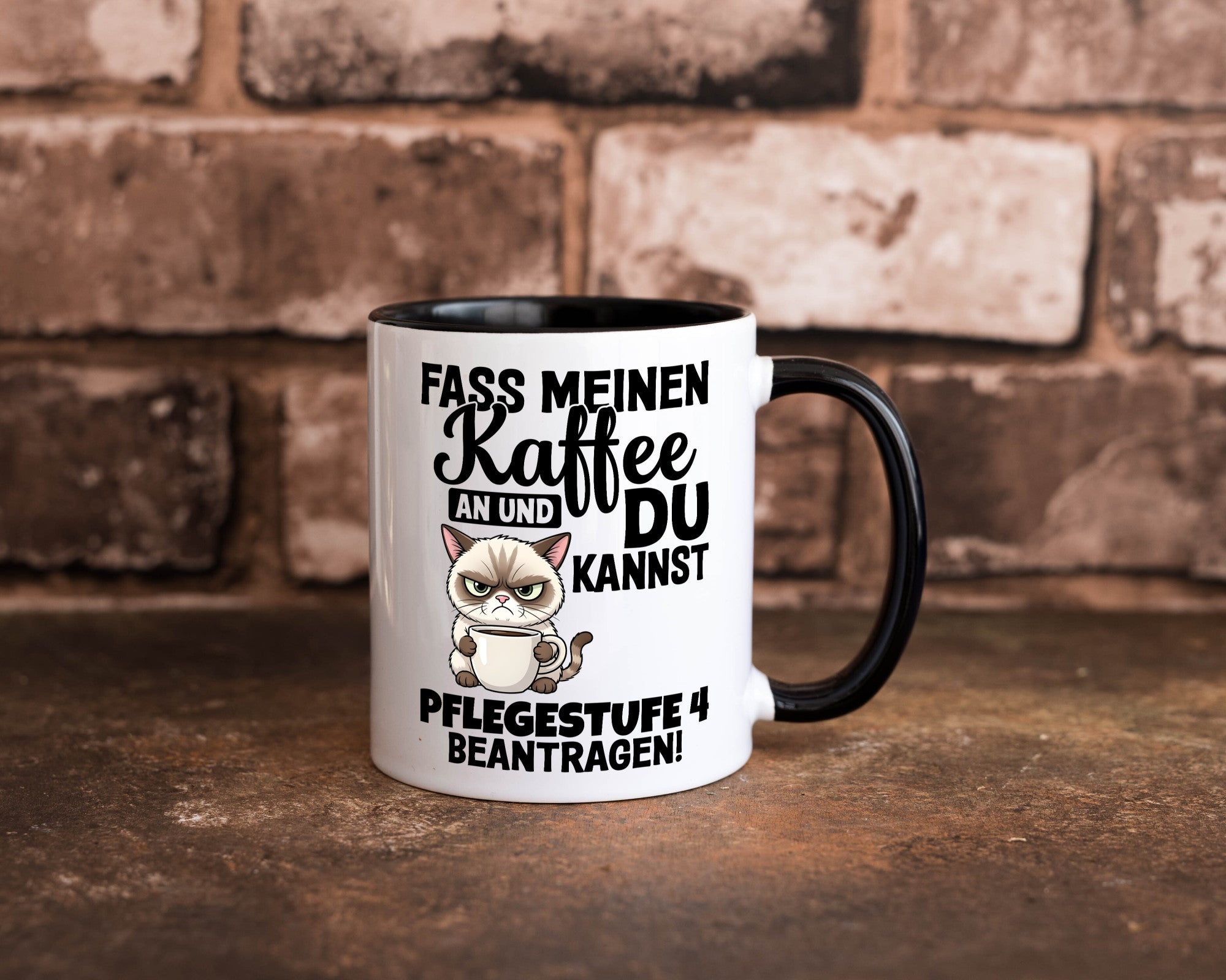 Fass meinen Kaffee an | Pflegestufe 4 Krankenschwester v3 Geschenkidee Humor