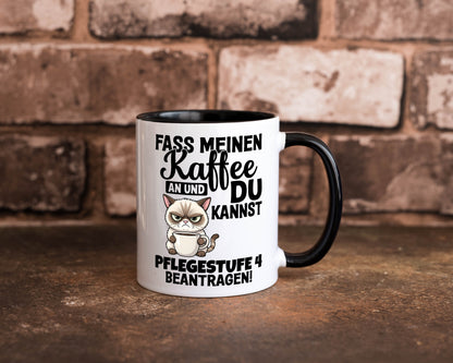 Fass meinen Kaffee an | Pflegestufe 4 Krankenschwester v3 Geschenkidee Humor