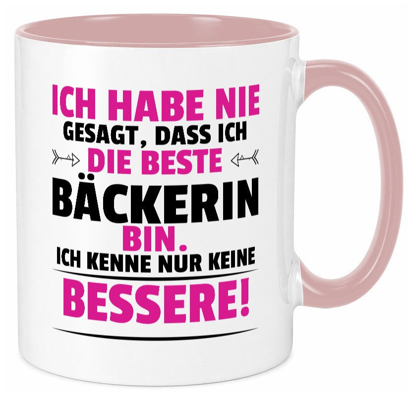 Die Beste Bäckerin | Bäckerei Frauen Backen lustig Humor Geschenkidee Geschenk Tasse