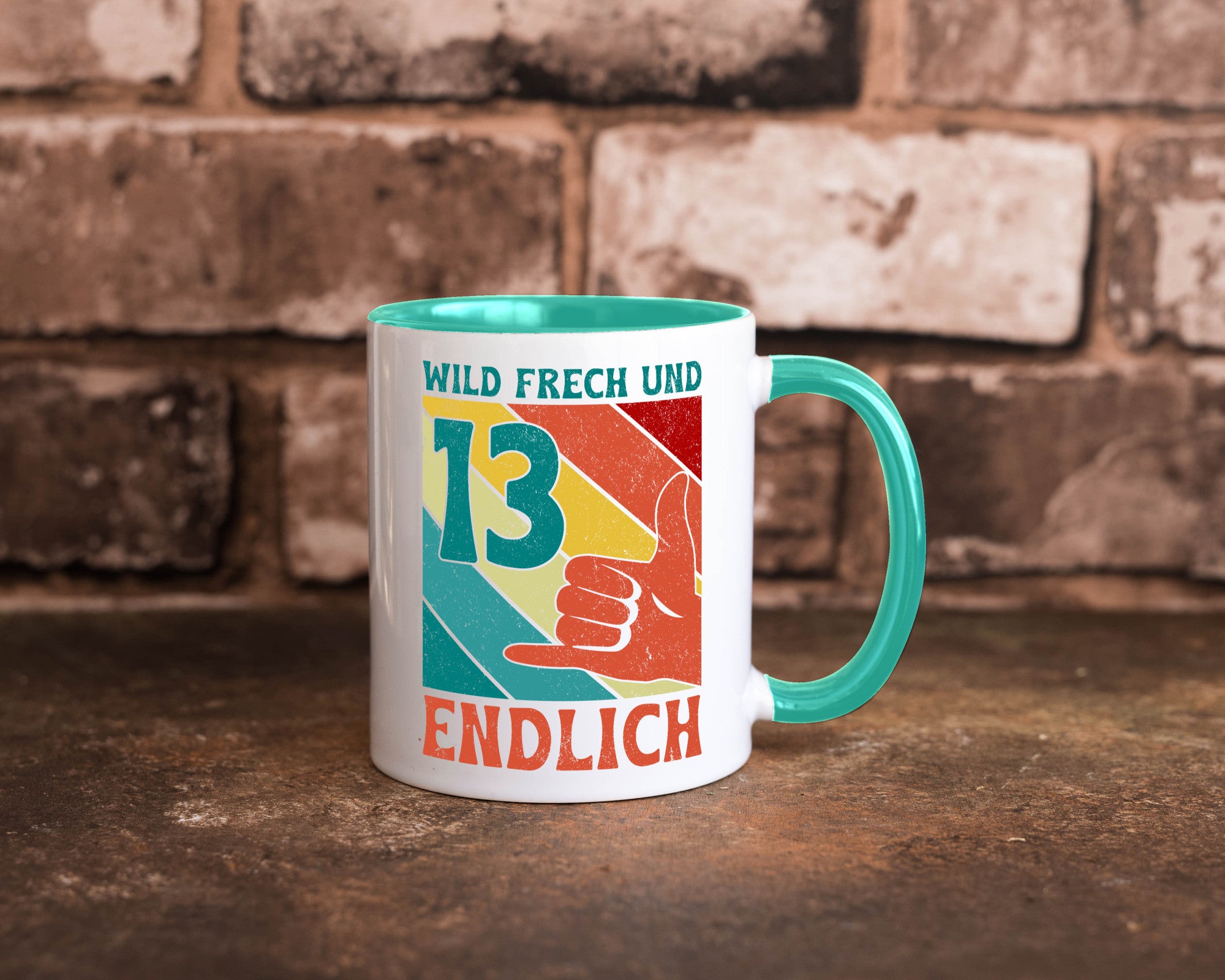 13. Geburtstag | 13 Jahre Wild und Frech Humor Geschenkidee Tasse