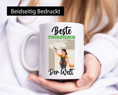 Bester Stuckateurin | Innenausbau lustiger Spruch Geschenk Humor Geschenkidee
