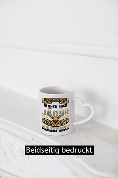 Manche Menschen nennen mich Jäger | Bester Opa Humor Familie Geschenkidee Tasse