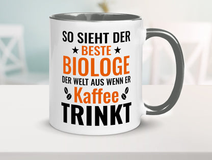 Kaffee trinkt: Biologe | Biologie Naturforscher Geschenk Humor Geschenkidee