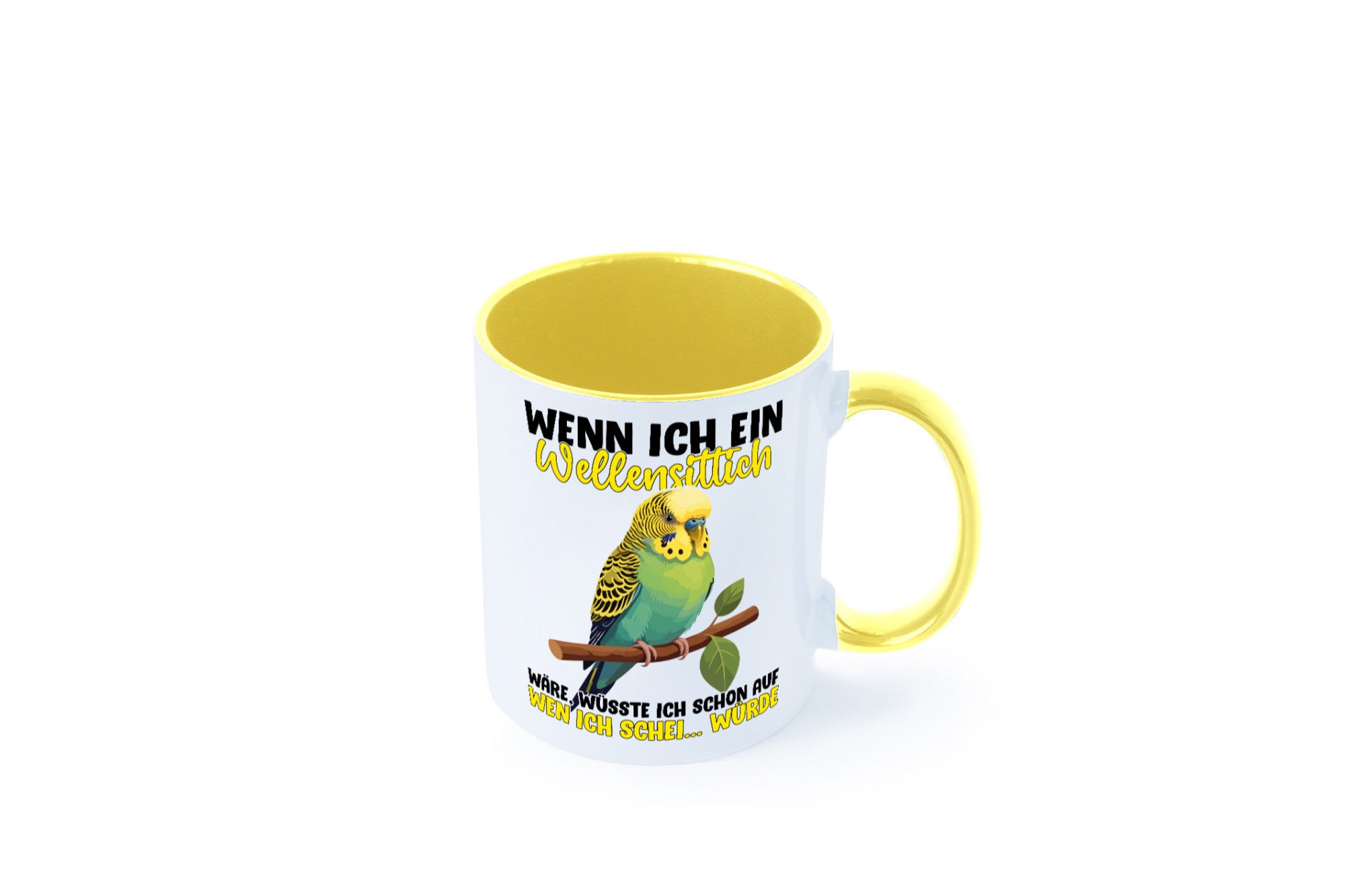 Wellensittich | Vogelbesitzer Humor Geschenkidee Tasse