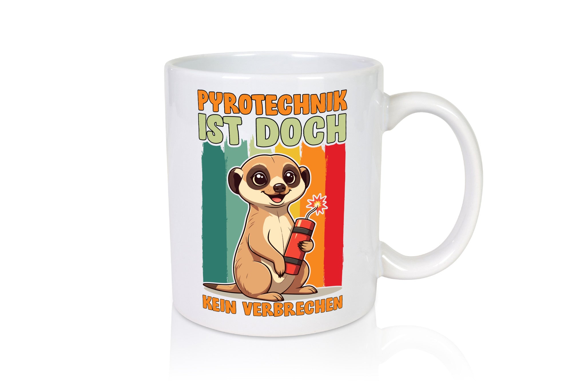 Pyrotechniker ist doch kein Verbrechen | Feuerwerk Geschenkidee Humor Tasse