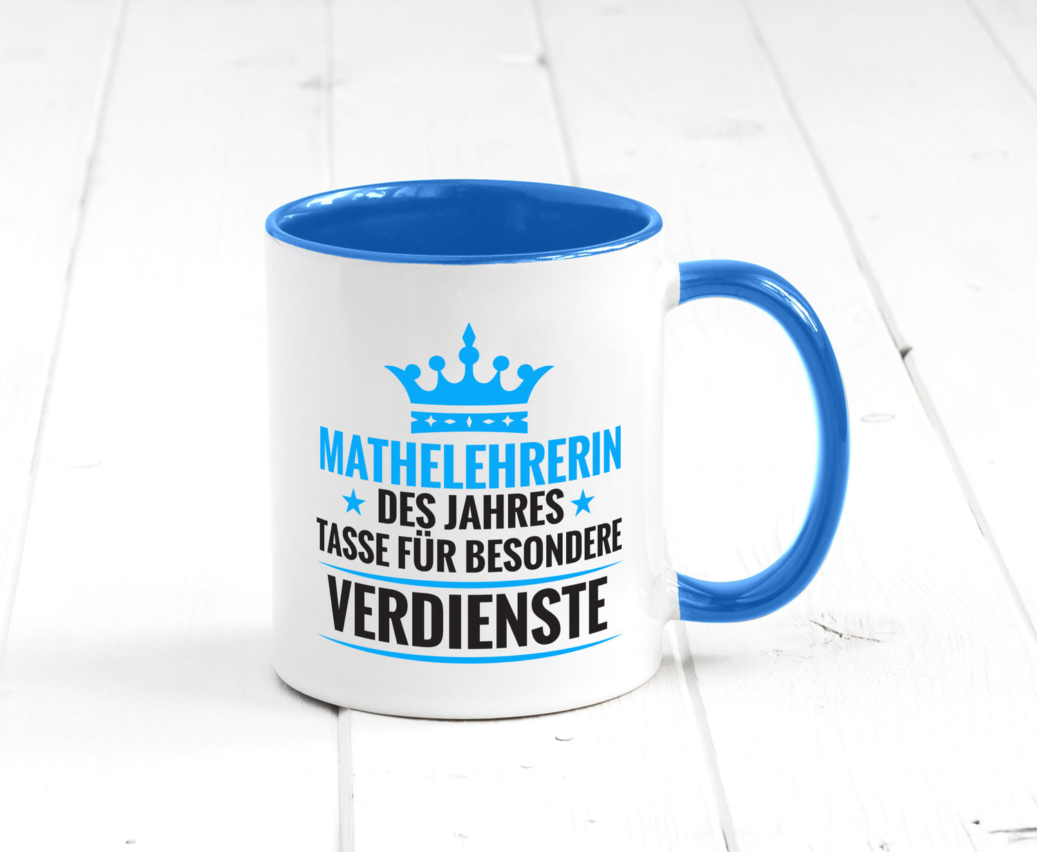 Besonderer Verdienst: Mathelehrerin | Lehrer Mathe Humor Geschenkidee Tasse