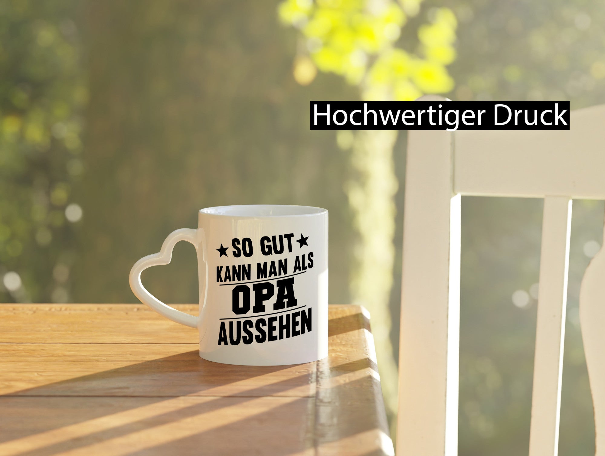 Als Opa gut aussehen | Sterne Humor Familie Geschenkidee Tasse