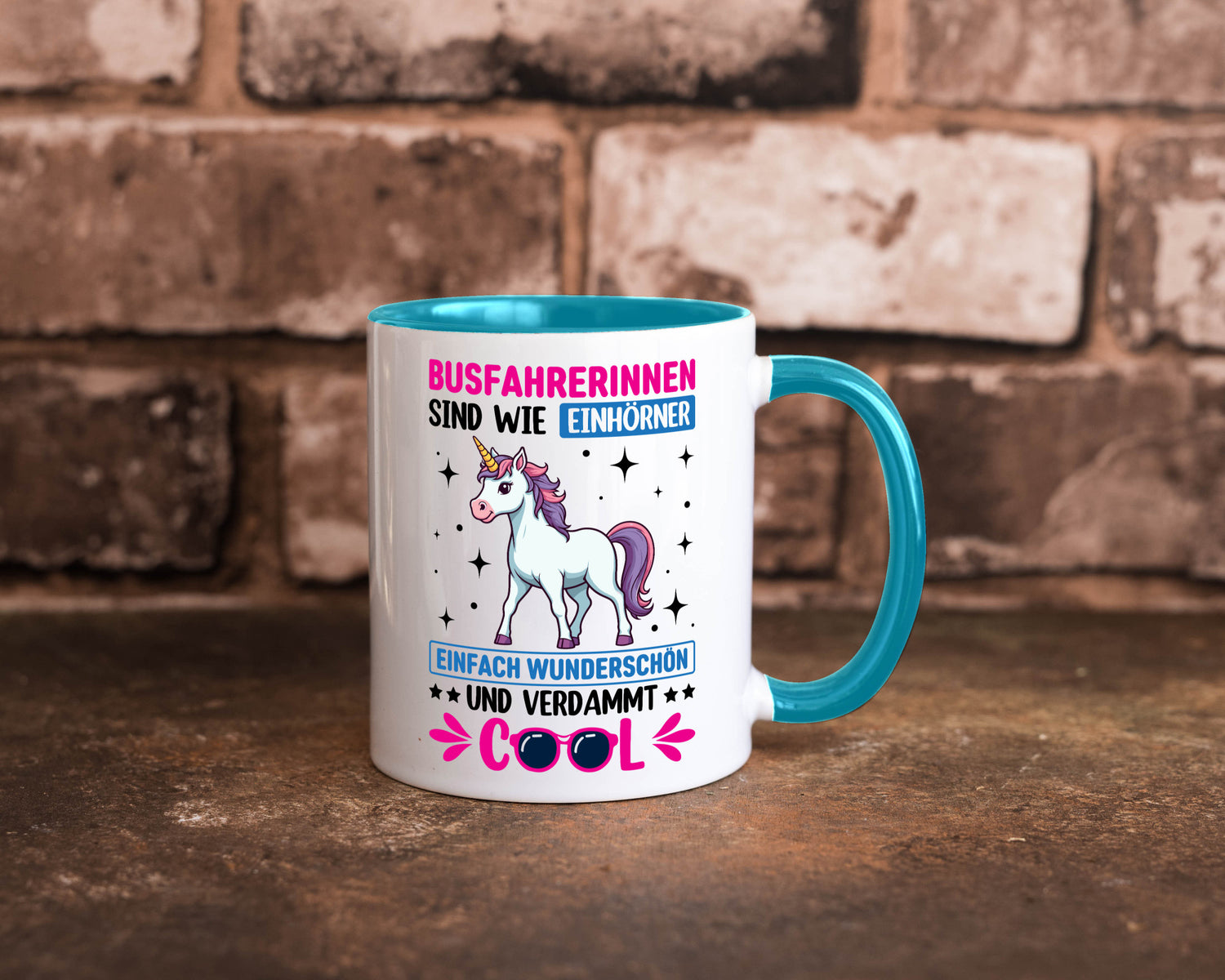 Bussfahrerinen sind wie einhorner | Einhorn Bussfahrerin Geschenkidee Humor