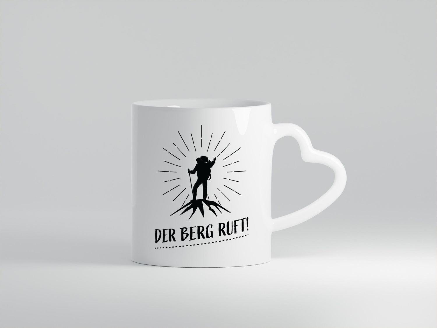 Der Berg ruft | Bergsteiger Humor Geschenkidee Tasse